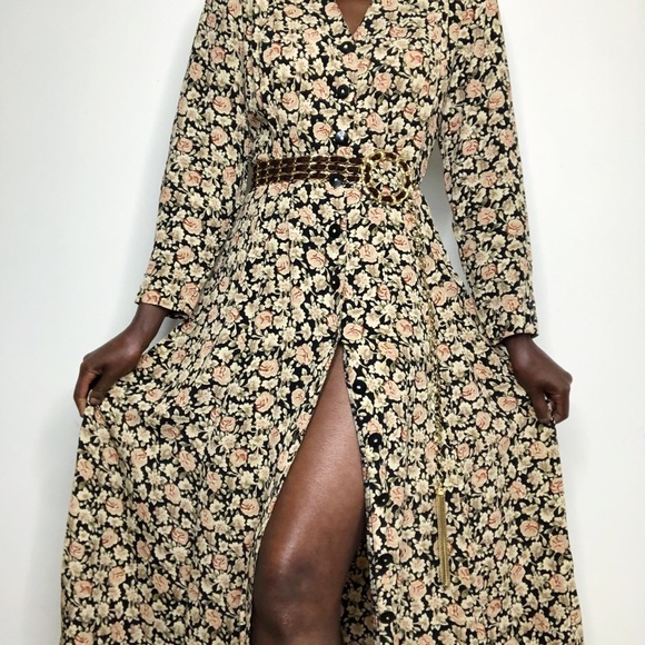 VINTAGE | Compagnie International Express Button-front Dress - Picture 2 of 7